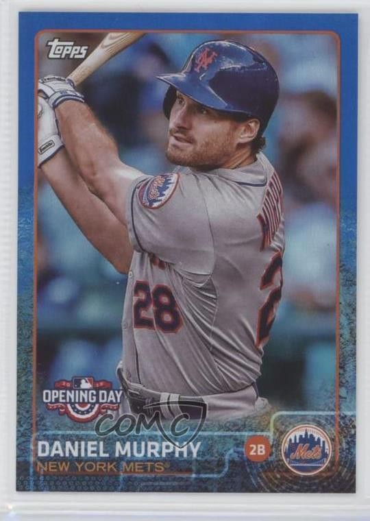 2015 Topps Opening Day Opening Day Edition Blue Daniel Murphy #90 4yl