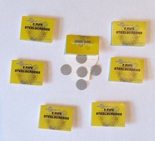 Einlegesiebe &Oslash; 12,5mm Pfeifensieb Edelstahlsieb 7 P&auml;ckchen a 5 St&uuml;ck = 35 St&uuml;ck