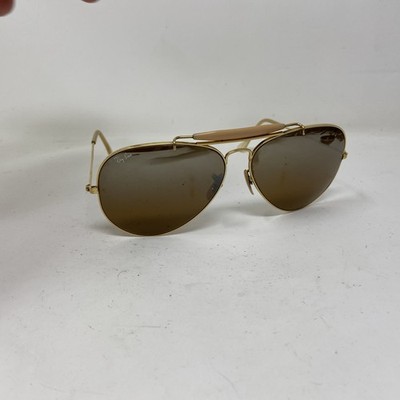 Ray-Ban OUTDOORSMAN 62mm L1834 UUAS Aviator Gold W/ Brown Mirror
