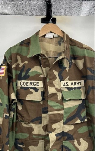 Propper Military Camo Jacket Men's Large Brown Green image 2