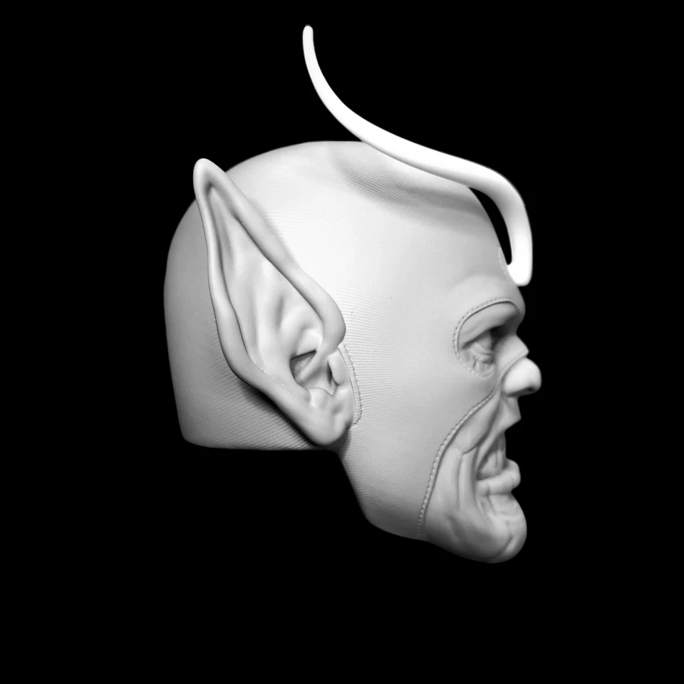 Marvel Legends Haslab Hombre Gigante Cabeza de Calavera SIN PINTAR Personalizada Impresa en 3D Foto 3 de 4