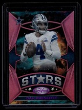 2021 Panini Certified #CS-19 Dak Prescott Certified Stars Mirror Pink #/199