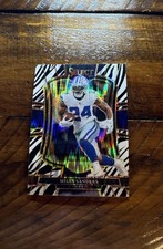 2025 Panini Select - Premier Level Miles Sanders #198 Zebra Prizm