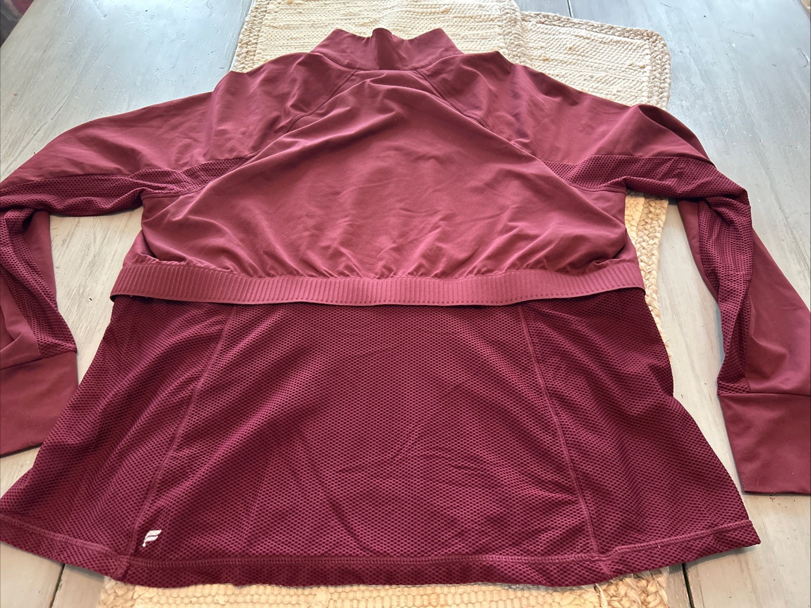 Fabletics Maroon Trinity Cold Weather Performance… - image 4