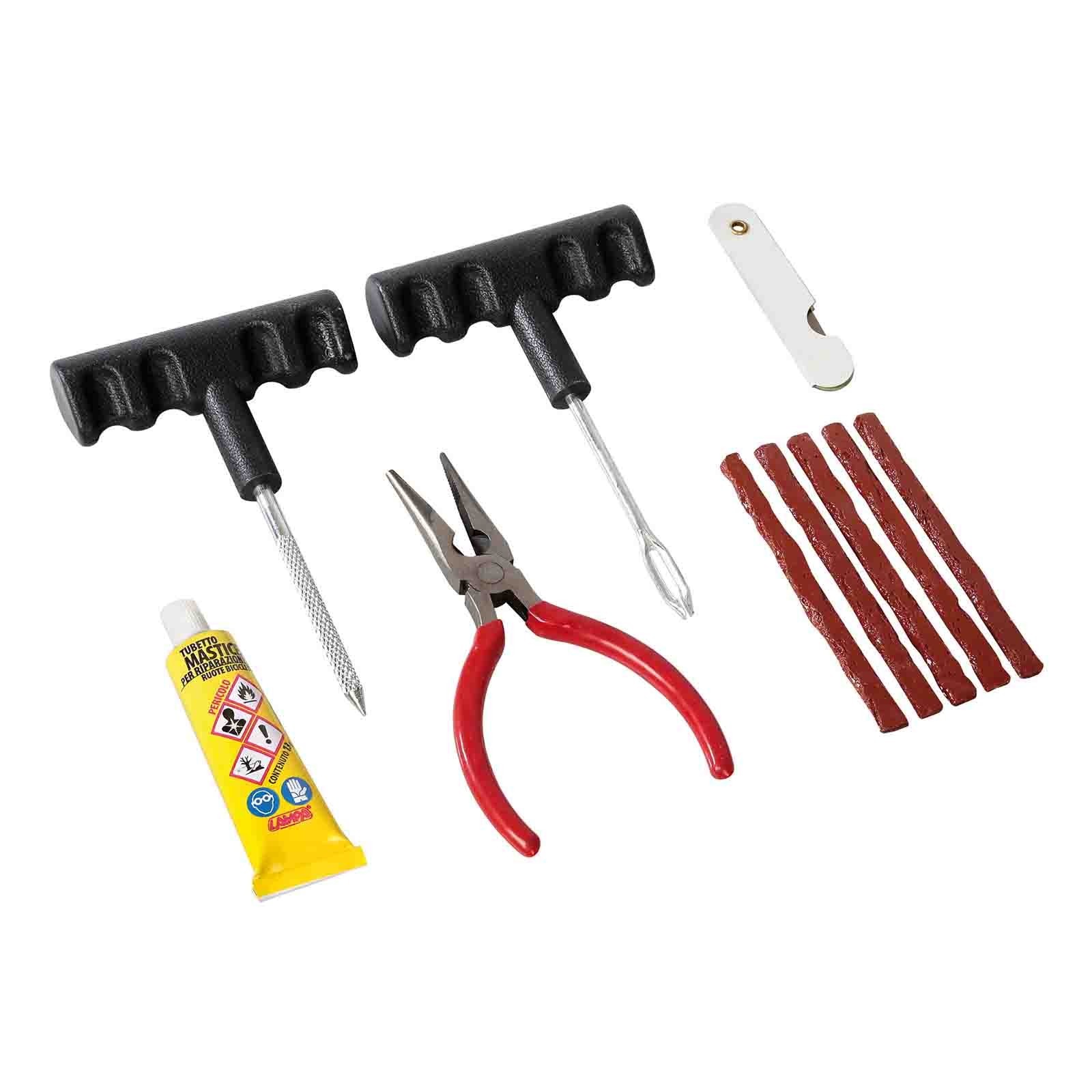 Basic Set Kit Riparazione Forature Pneumatici Tubeless - Immagine 1