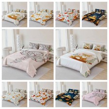 3D Fox Leaves Star Cartoon Pattern Quilt Cover Duvet Cover Comforter set