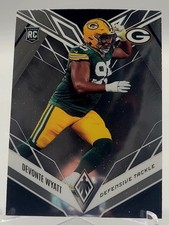 2022 PHOENIX DEVONTE WYATT ROOKIE FOOTBALL CARD PACKERS NFL 181 panini. rookie card picture