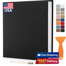 Large Photo Album Self Adhesive Scrapbook Album for 11"x10.6" 40Pages Black
