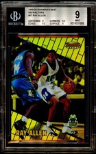 1999 BOWMAN'S BEST REFRACTOR #57 RAY ALLEN /400 Beckett 9