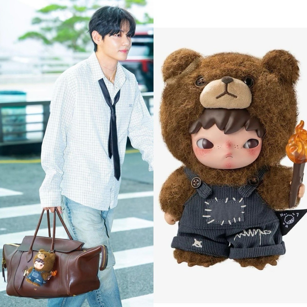 BTS V HIRONO LIVING WILD - FIGHT FOR JOY PLUSH DOLL POPMART | eBay