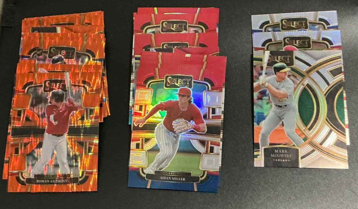 2024 Panini Select Baseball Color Prizms -You Pick- Red White Blue Orange Black