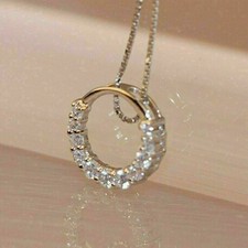 1.20CT Round Lab Created Diamond Womens Circl...