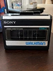 Vintage Sony Walkman Stereo Cassette Player Retro 80s For Parts/Repair