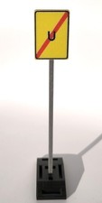 Verkehrsschild 1:14 - Umleitung Ende | Modellbau | RC | Baustelle