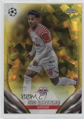 2023 Chrome UEFA Club Competitions Sapphire Yellow /75 Fabio Carvalho Fábio 10ev