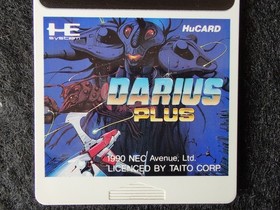 Darius Plus NEC PC Engine TurboGrafx-16 PCE game, Working-g0611-