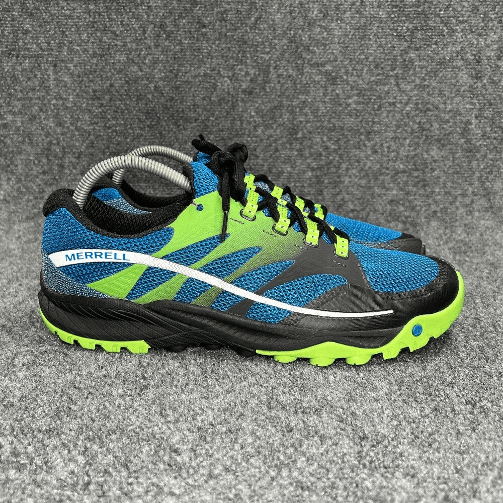 Scarpe Merrell All Out Charge Uomo 11.5 Blu Crepuscolo Trail Running Escursionismo Outdoor