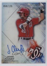 2021 Bowman Sterling Prospect Wave Refractor 58/125 Jackson Cluff Auto 1bi0