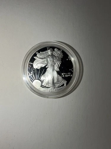 1996-P American Silver Eagle Proof 99.9% Silver Capsule ASE Philadelphia