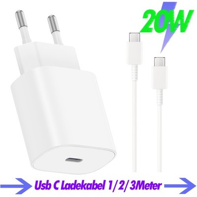 Für iPhone 15 15 Pro Max iPad Pro  Usb C Adpater Netzteil Ladegerät Ladekabel