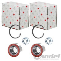 2X NK RADLAGER-SATZ Vorne Passend FÜR Fiat Palio Siena Links+Rechts | 752336