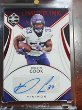2019 Panini Limited Dalvin Cook Auto Red SP parallel /10 Limited Ink Case Hit 