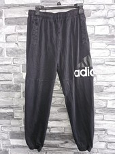 Adidas Essentials Performance Logo Joggers Mens Size Medium Black White B47217