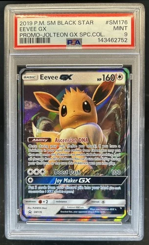 2016-19 Pokemon SM Black Star Promos Eevee #SM176 PSA 9