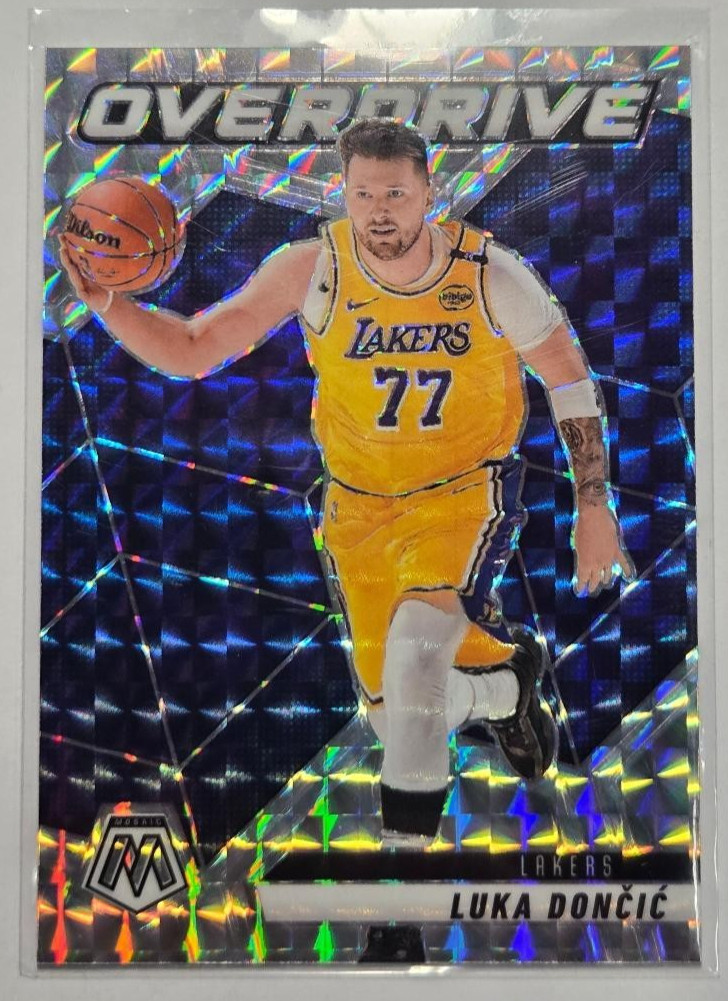 2024-25 PANINI MOSAIC #2 LUKA DONCIC OVERDRIVE