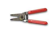 Wire Stripping Plier w/Cutter- 10-20 Solid, 0.8 - 2.6 mm AWG (Imp.) - 6-1/4" 4EA