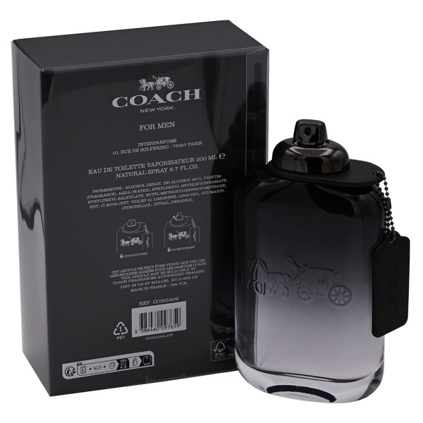 COACH NEW YORK de Coach colonia para hombre EDT 6.7 oz Nuevo en Caja 4