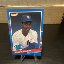 Donruss 1991 Rated Rookie Hensley Meulens #31 Yankees Three Yellow Lines MLB