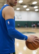 Nike Elite NBA Padded Arm Sleeve Blue - S/M - L/XL - 2XL/3XL All Sports NWT