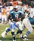 STEVE MCNAIR Signed HOUSTON OILERS 8x10 PHOTO