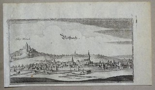 Viethach Oberviechtach Oberpfalz Topographia Bavariae Merian Kupferstich 1642