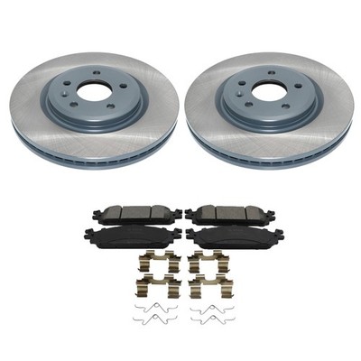 DuraGo Front Rotors Bosch QuietCast Ceramic Disc Brake Pad Kit For Explorer Flex