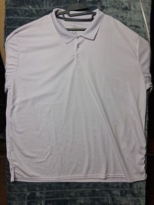 RealEssentials Long Sleeve Polo size 5X Casual Athletic Golf Pale Purple casual