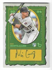 Nick Gonzales 2024 TOPPS BROOKLYN MLB ROOKIE AUTOGRAPH CARD Pirates AUTO RC /99. rookie card picture