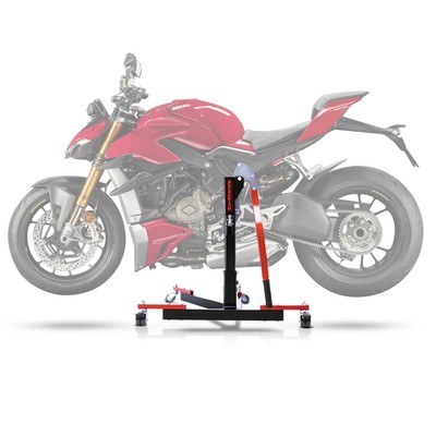 CS Power Evo-Zentralständer für Ducati Streetfighter V4 / S 20-24 Rot