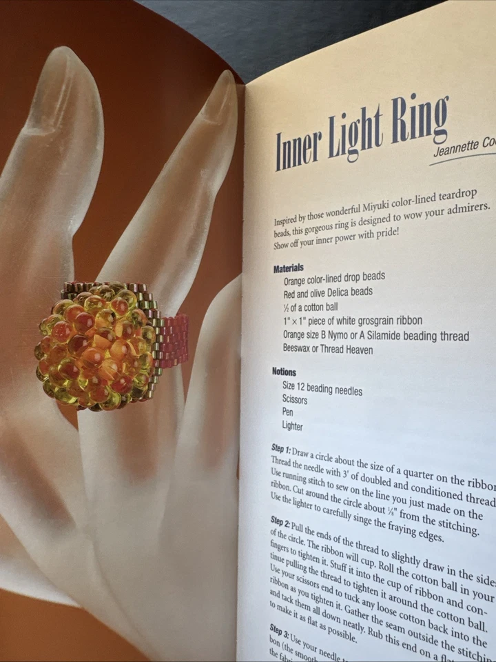 Beadwork Creates - Beaded Rings by Jean Campbell - image 4 of 4