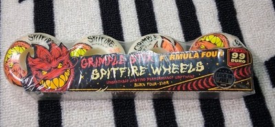 SPITFIRE GRIMPLE STIX 54MM FORMULA FOUR 99DURO SKATEBOARD WHEELS 