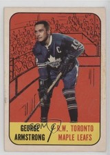 1967-68 Topps George Armstrong #83 HOF wy5