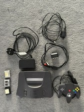 Nintendo 64 N64 Console with Cables & Controller, Tested & Working