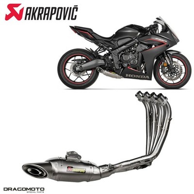 Full exhaust HONDA CBR 650 R ABS E-Clutch 2024-2025 AKRAPOVIC RC S