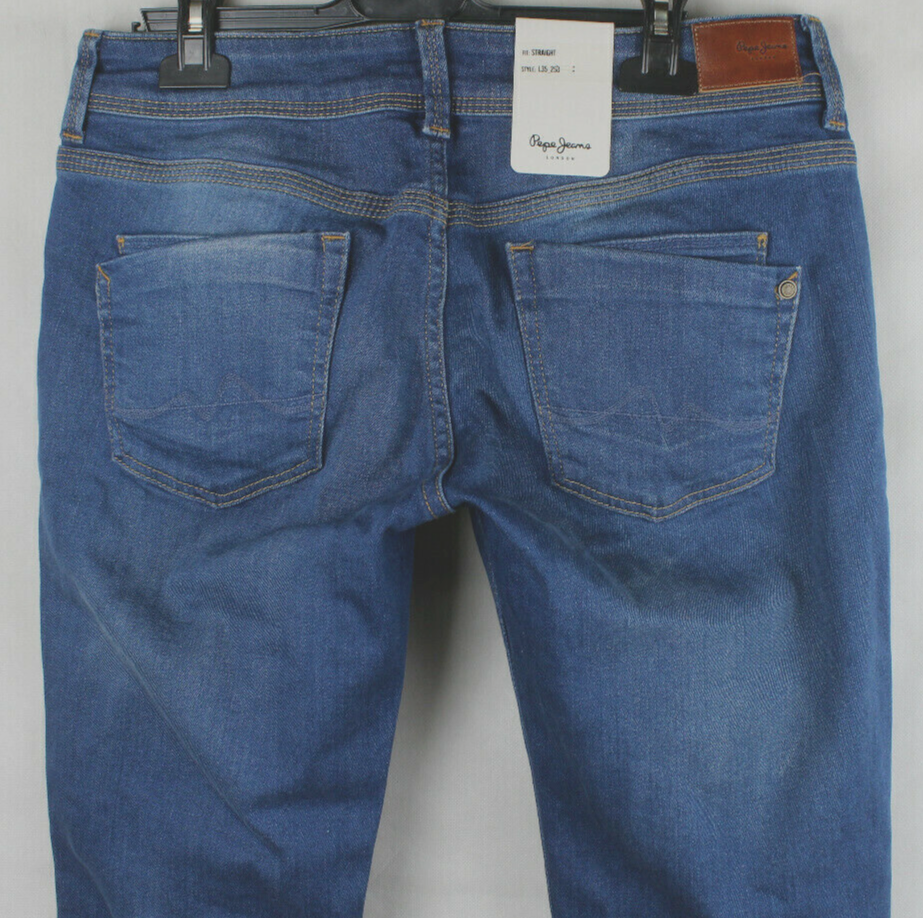 Pepe Jeans Damen Saturn Jeans - Straight Fit Denim