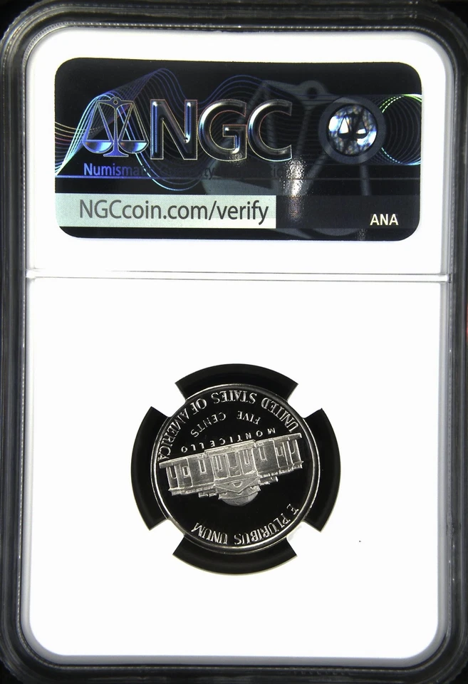 1984 S Jefferson 5¢ NGC PF 70 Ultra Cameo - Image 2 of 2