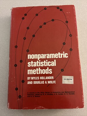 Nonparametric Statistical Methods First Edition Hollander Wolfe Hardcover