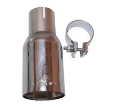 Edelstahl Endrohr mit Steckverbindung REMUS 1x90mm für Suzuki Swift 3 1.6l