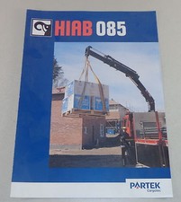 Prospetto/Brochure Hiab Gru 085 Stand 04/2000