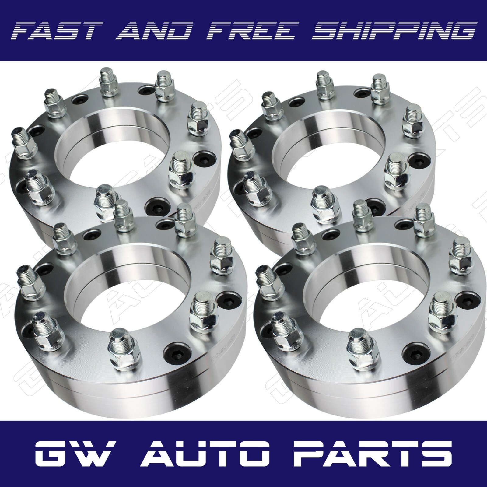 4 PCs 2" 6X5.5 TO 8X6.5 WHEEL ADAPTERS 6 LUG TO 8 LUG M14x1.5 eBay